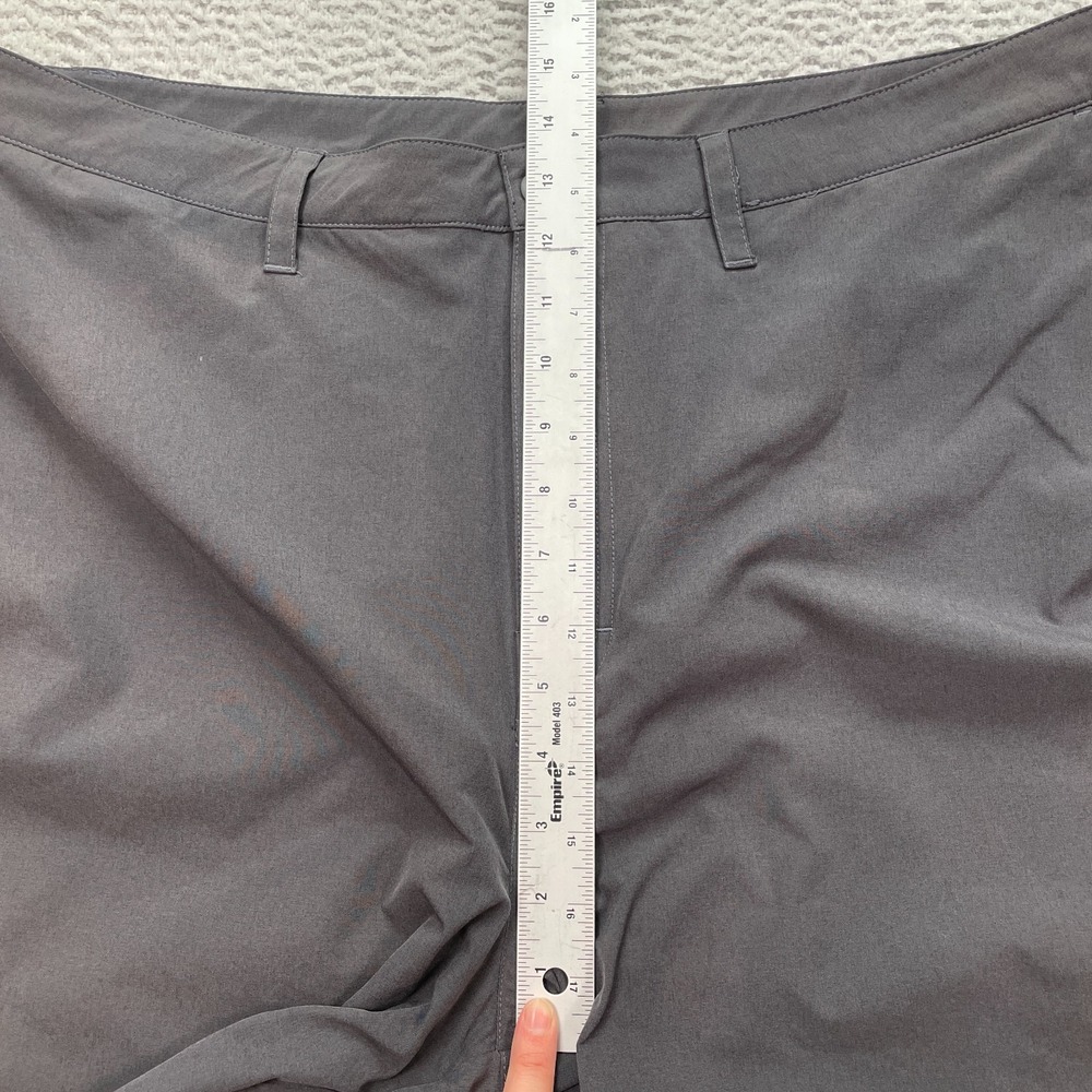 Saxx Go To Town 2 n 1 Shorts Mens Size 40 Gray Ballpark Pouch 8" - Picture 8 of 12